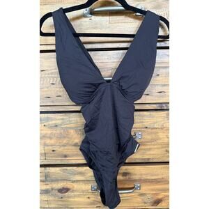 MICHAEL KORS Women's Black One Piece Swimsuit Sz 12 NWT